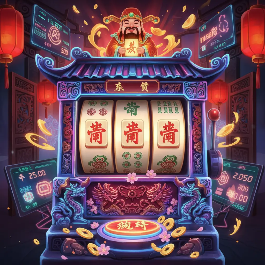 賭場老虎機 - 麻將遊戲