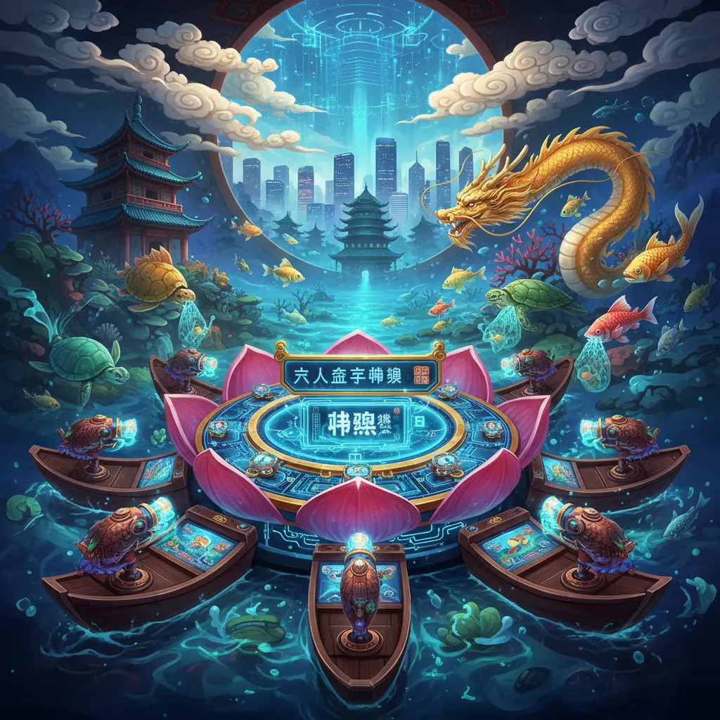 捕魚機 - 六人座電子捕魚機