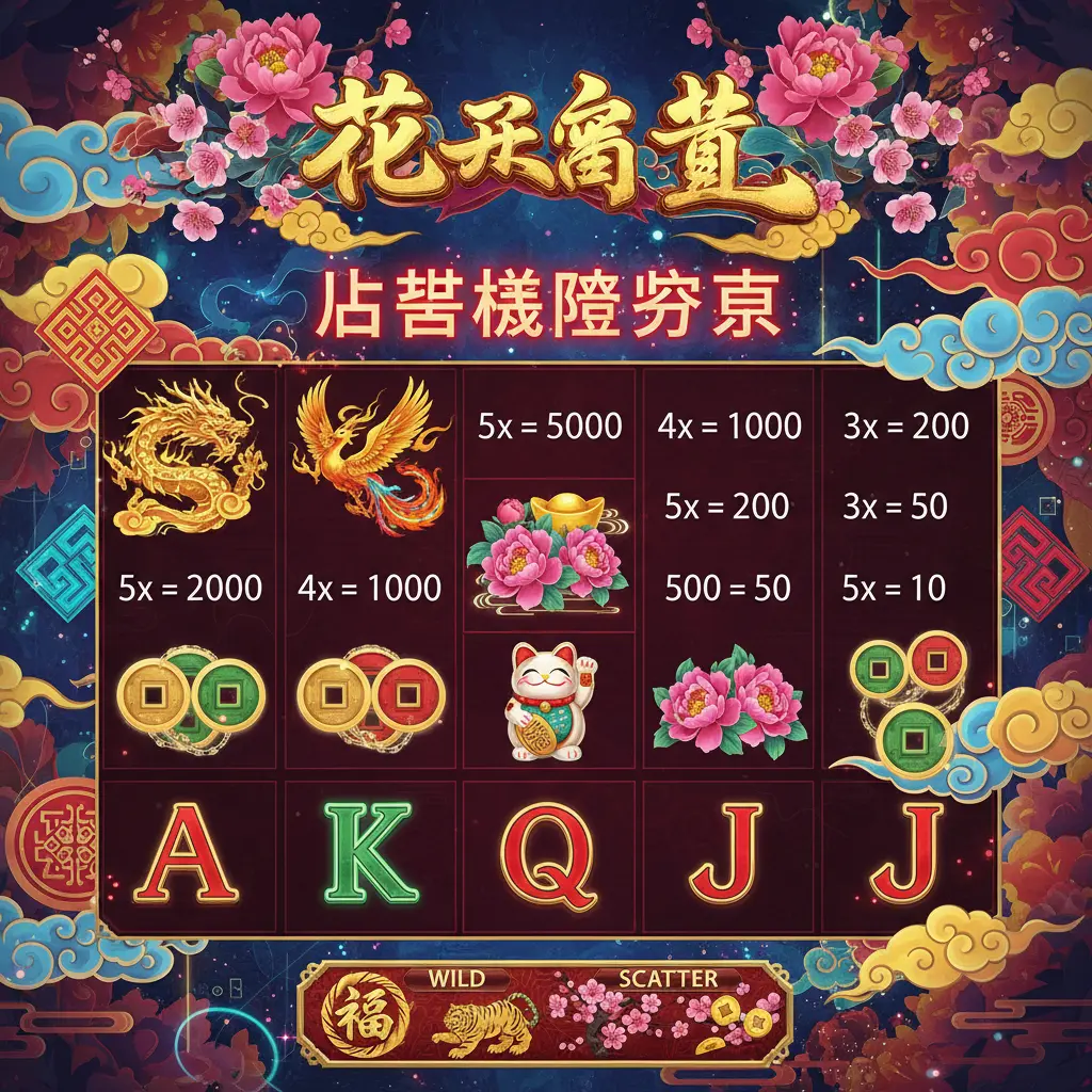 老虎機賠率表 - 花開富貴